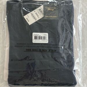 Charter Club Cashmere admiral navy sweater size XS